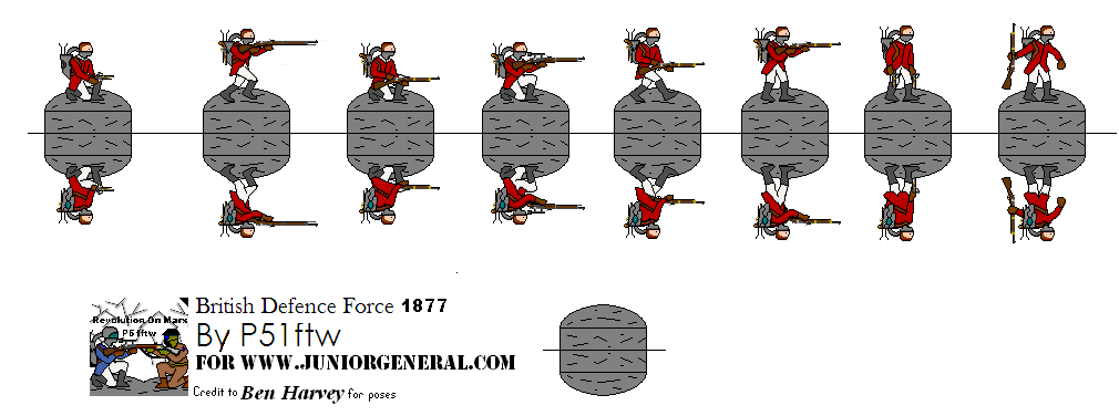 British Defense force 1877